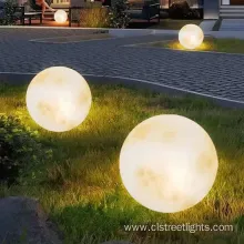  Eco-Friendly Round Solar Garden Light with Warm Glow 